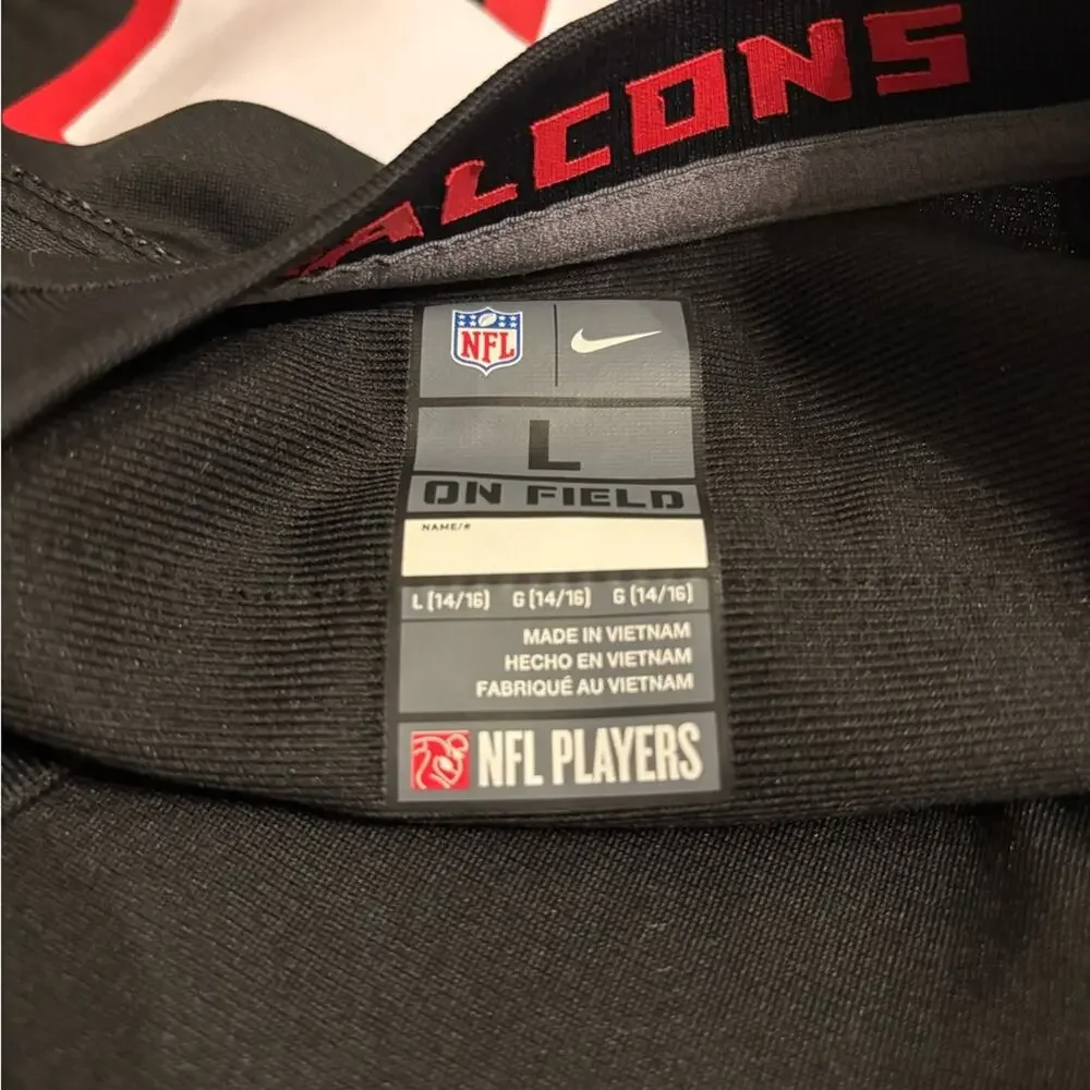 Nike NFL Black and Red ATL Jersey Riley 18 Youth Size L